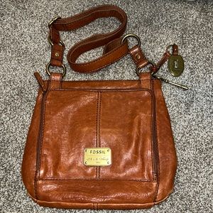 Vintage Fossil leather bag